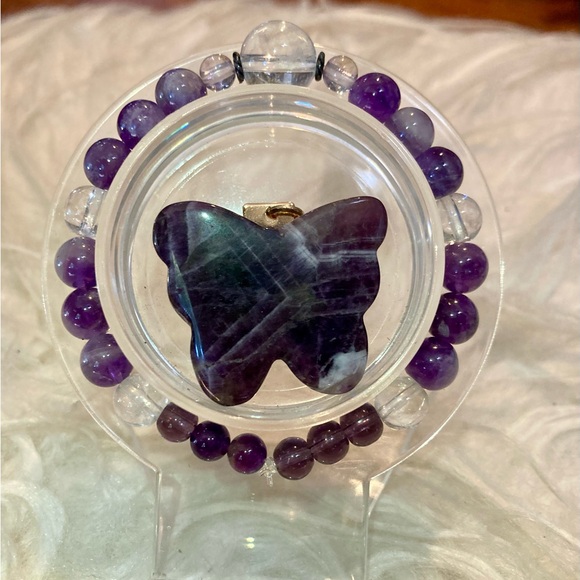 Dream Amethyst & Clear Quartz Set - Picture 2 of 11